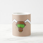 Attitudinous Animals® einzige Stern-Ochse-Tasse Kaffeetasse (Mittel)