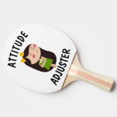 ATTITUE ADJUSTER lustige PONG PADDLE Tischtennis Schläger (Seitenansicht)