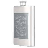 ATTITUTS motivierend Kolben Flachmann (Links)