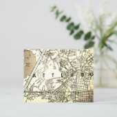 Attleboro, MA Vintage Karte (Stehend Vorderseite)