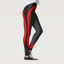 Attoni Dark Gray Red und Black Side Strip Sports