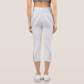 Attoni Silver Lining High Waisted Capri Leggings (Rückseite)