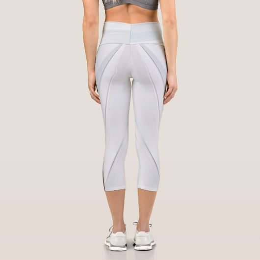 Attoni Silver Lining High Waisted Capri Leggings (Rückseite)