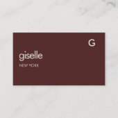 Attorney at Law Burgundy Gold QR Code Visitenkarte (Vorderseite)