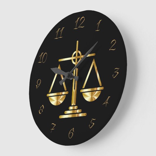 Attorney at law große wanduhr (Winkel)