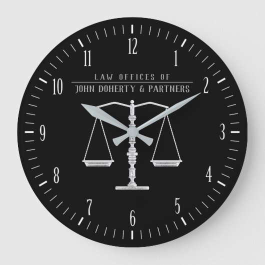 Attorney at Law | Law Office Große Wanduhr (Vorderseite)