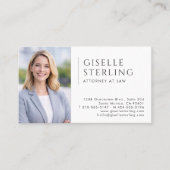 Attorney at Law Photo QR Code Visitenkarte (Vorderseite)