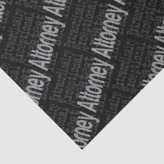 Attorney Außerordentliche Seidenpapier (Ausschnitt)