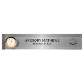 Attorney Executive Desk Name Plates Namensplakette (Vorderseite)