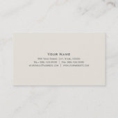 Attorney Light Gray Groon Visitenkarte (Rückseite)