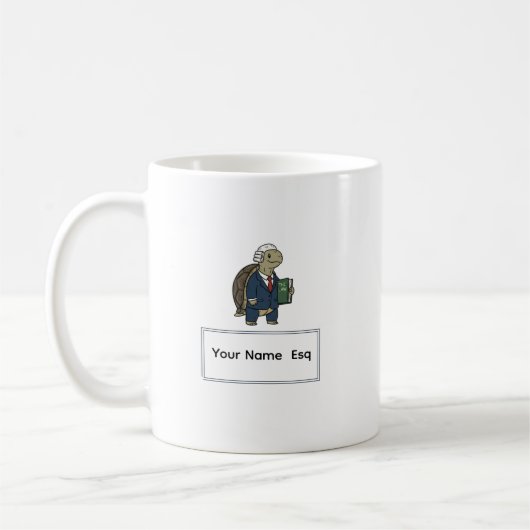 Attorney Turtle Gift Kaffeetasse (Links)