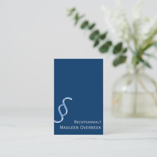 Attorney Visitenkarten Visitenkarte (Stehend Vorderseite)