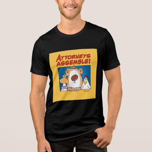 ATTORNEYS ASSEMBLE Sandra Boynton Tri-Blend Shirt (Vorderseite)