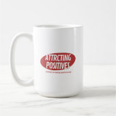 Attracting Positives Good Luck Only Typography Des Kaffeetasse (Links)