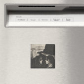 Attraction I (1896) by Edvard Munch Magnet (In Situ (Geschirrspüler))