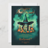 Attractive Halloween Witch Conjures Bridesmaid  (Vorderseite)