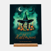 Attractive & Mystical Halloween Witch Conjures Acrylschild (Vorderseite)