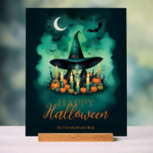 Attractive & Mystical Halloween Witch Conjures Acrylschild (Neutral)