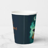 Attractive & Mystical Halloween Witch Conjures Pappbecher (Rechts)