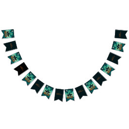 Attractive & Mystical Halloween Witch Conjures Wimpelkette