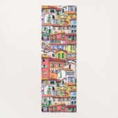 Attractive watercolor pattern of a community fun yogamatte (Rückseite)