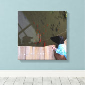 ATTRAKTION kleine Leinwand 12x12 (Insitu (Holzboden))