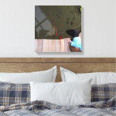 ATTRAKTION kleine Leinwand 12x12 (Insitu (Schlafzimmer))