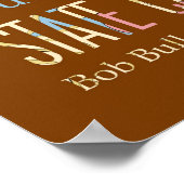 Attraktionen & berühmte Orte von Austin, Texas. Poster (Ecke)