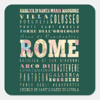 Attraktionen & berühmte Orte von Rom, Italien.