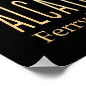 Attraktionen und berühmte Orte in San Francisco, C Poster (Ecke)