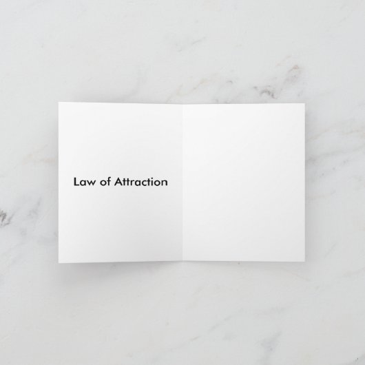 Attraktionsgesetz Karte (Innenseite)