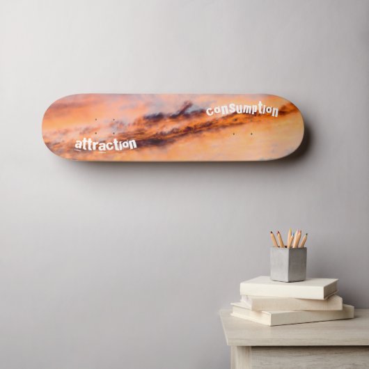 Attraktionskonsum Skateboard (Wandkunst (Horz))