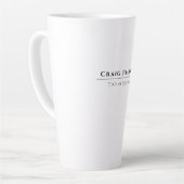 Attraktiv Einfach Beruflich Schlicht Minimalistisc Milchtasse (Linke Ecke)