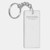 Attraktiv Einfach Beruflich Schlicht Minimalistisc Schlüsselanhänger (Vorderseite links)