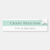 Attraktiv einfach Schlicht Beruflich modern Autoaufkleber (Vorne)