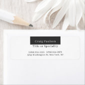 Attraktiv einfach Schwarz-weiß modern (Insitu)