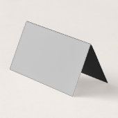 Attraktiv grau Minimalistisch, modern geflochten Visitenkarten (Rückseite)