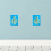 Attraktiv, Plakate und andere Farben - Bilderwand Sets (Holzboden)