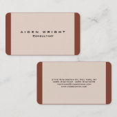Attraktiv stilvoll und modern Minimalistisch Visitenkarte (Vorne/Hinten)