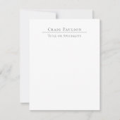 Attraktive Berufliche Schlichte Minimalistische Ka (Vorderseite)