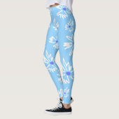 Attraktive Blumenblicke Gemusterte Leggings (Links)