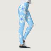 Attraktive Blumenblicke Gemusterte Leggings (Rechts)