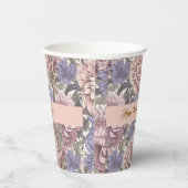 Attraktive Blumenkunst Familie Party personalisier Pappbecher (Rechts)