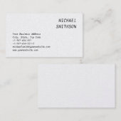 Attraktive Charming-Script-Visitenkarte Visitenkarte (Vorne/Hinten)