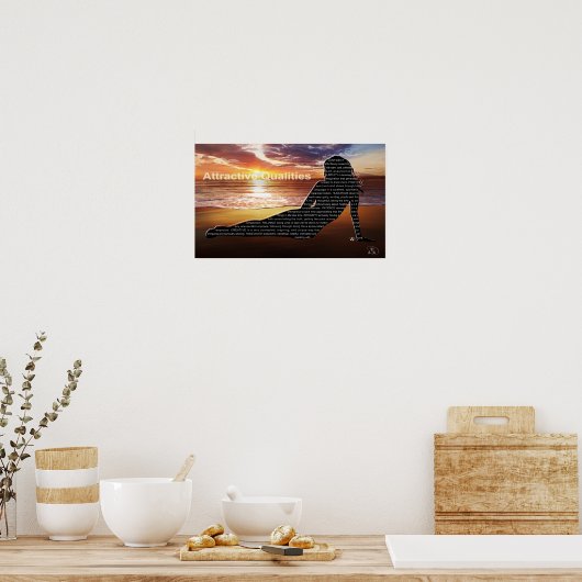 Attraktive Eigenschaften Poster (Küche)