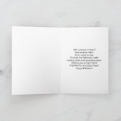 Attraktive Hexenkarte Feiertagskarte (Innenseite)