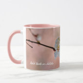Attraktive japanische Apricot-Blume Tasse (Links)