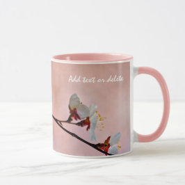 Attraktive japanische Apricot-Blume Tasse