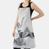 Attraktive junge Frau in Bikini am Strand Schürze (InSitu)