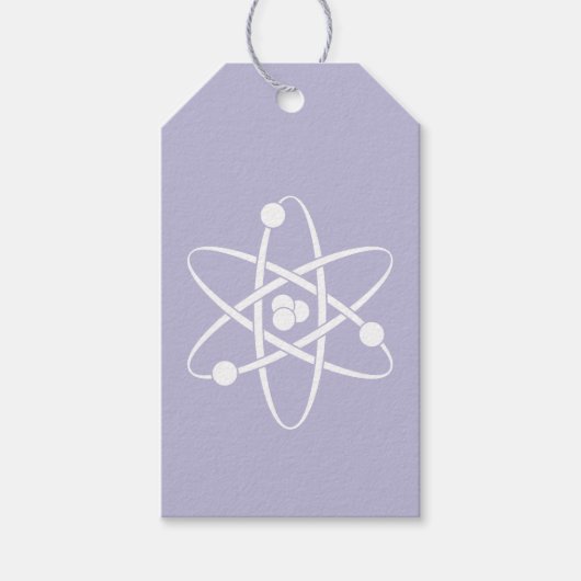 Attraktive Kräfte im Lavendel-Geschenktag Geschenkanhänger (Vorderseite)
